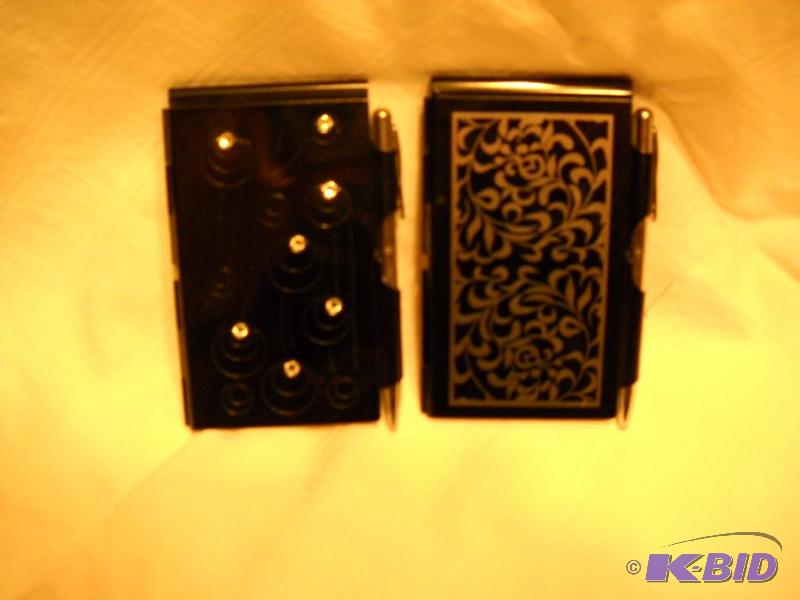 New &quotFlip Notes&quot (2) Black Rhinesto...