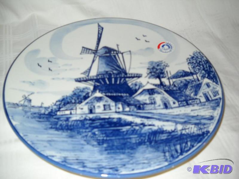 Delft Blue Hand painted Collector Plate made ...
