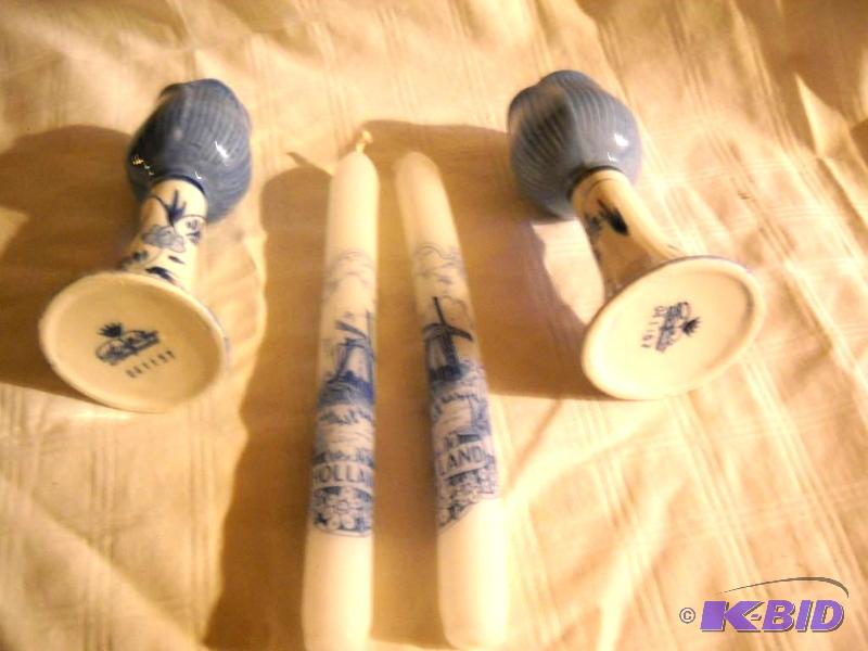 Delft Blue made in Holland 6&quot candle hol...