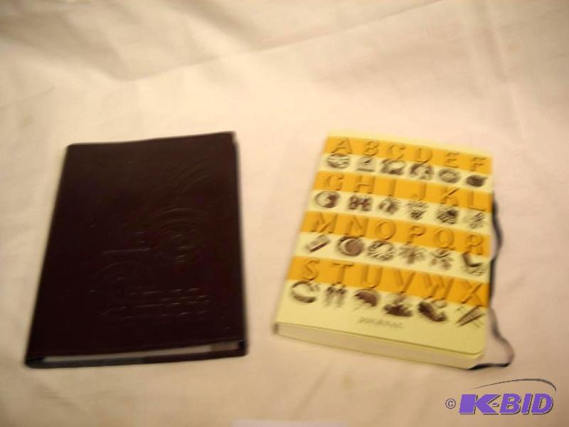 Leather cased Journal decorative pages 5 12&...