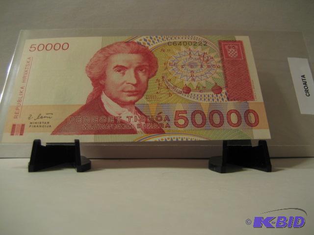 lot 132 image: CROAITA FOREIGN NOTE...