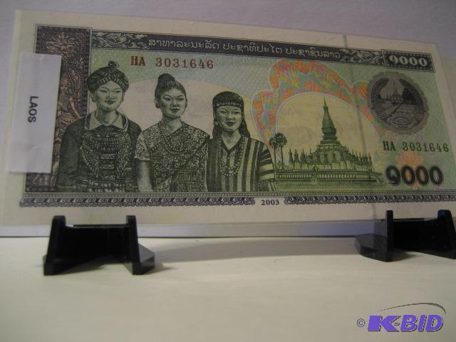 lot 145 image: LAOS FOREIGN NOTE...