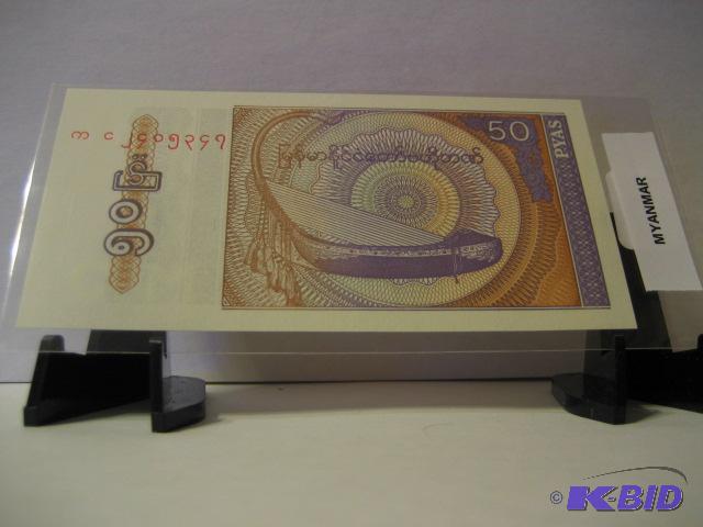 lot 148 image: MYANMAR FOREIGN NOTE...