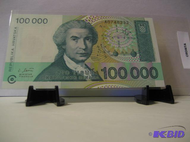lot 160 image: CROAITA FOREIGN NOTE...