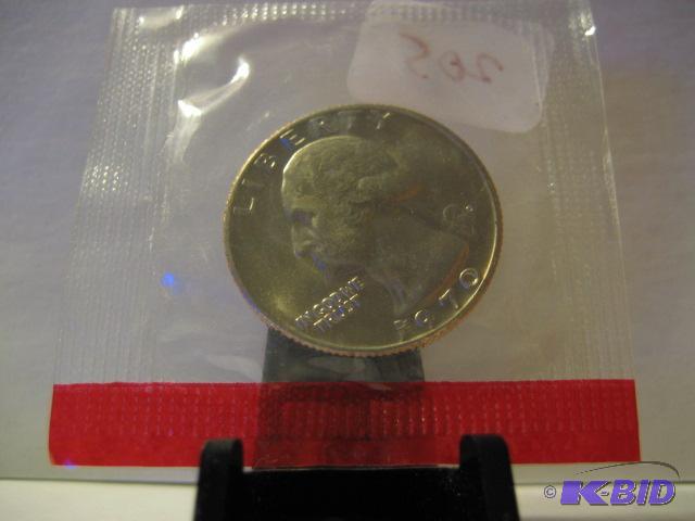 lot 205 image: 1970 WASHINGTON QUARTER DOLLOR UNCIRCULATED I...