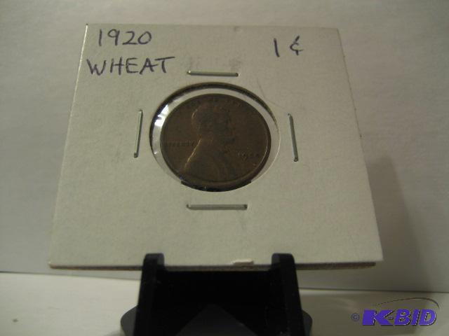 lot 30 image: 1920 WHEAT PENNY CENT...