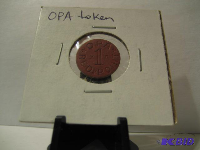 lot 35 image: OPA TOKEN, RED...