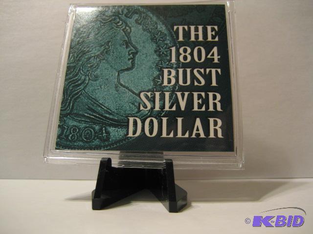 lot 93 image: 1804 BUST SILVER DOLLAR COPY TRIBUTE WITH INF...