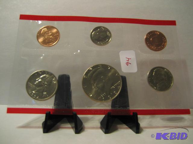 lot 94 image: 1994 UNCIRCULATED DENVER MINT COIN SET...
