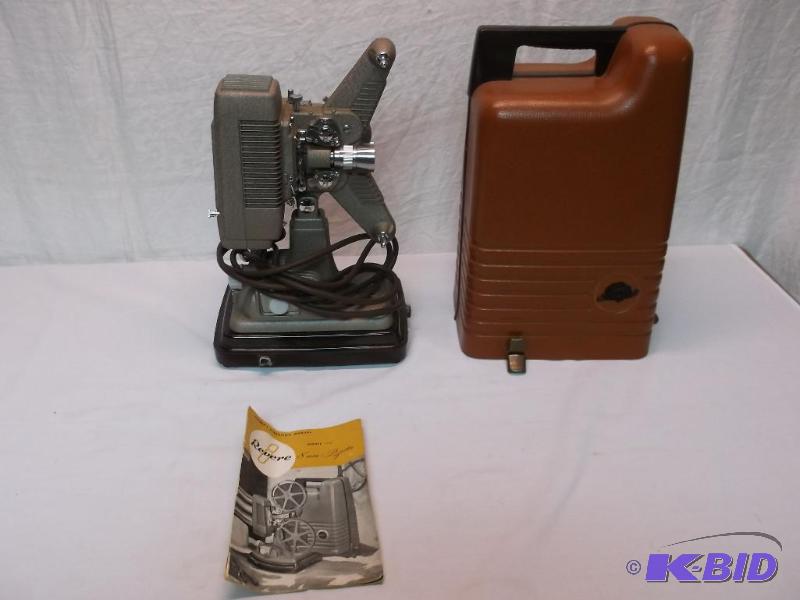 lot 121 image: Vintage Revere 8mm projector with case....