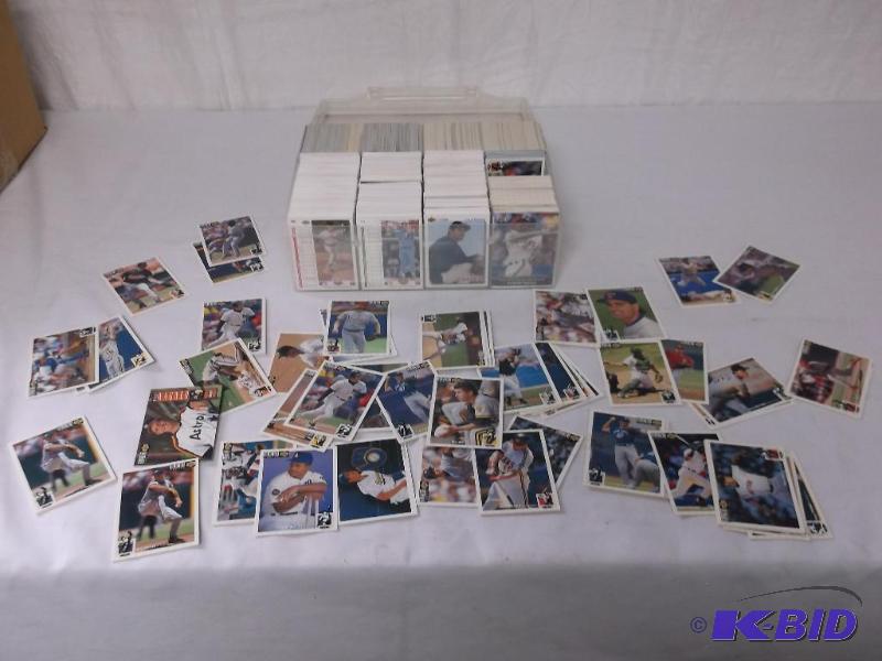 lot 59 image: Collectable baseball cards about 1900 cards i...