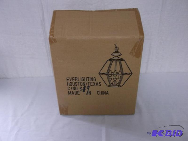 lot 62 image: Hanging light new in box....