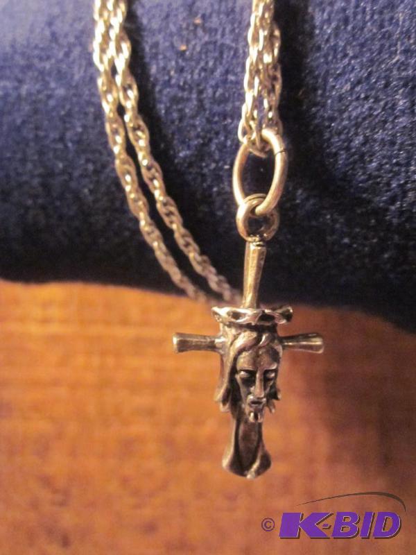14 karat gold plated chain and Sterling Silve...