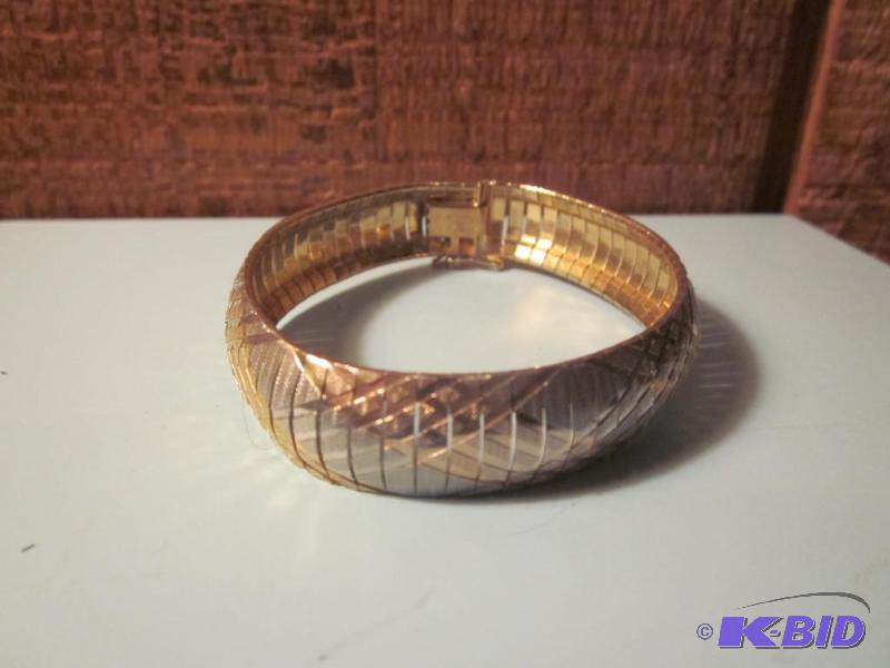 Vintage 8 inch two tone Sterling Silver Milor...