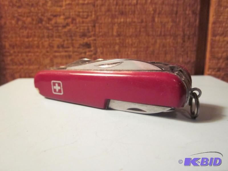 Vintage Swiss Army multi tool, larger size, p...