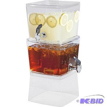 lot 10 image: New Stacking Beverage Dispenser - MSRP $49.99...