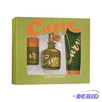 lot 33 image: NEW Curve Mens 3pc Gift Set MSRP $ 29.99...