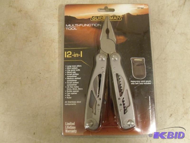 lot 110A image: New Guidesman 12 in 1 Multi-tool....