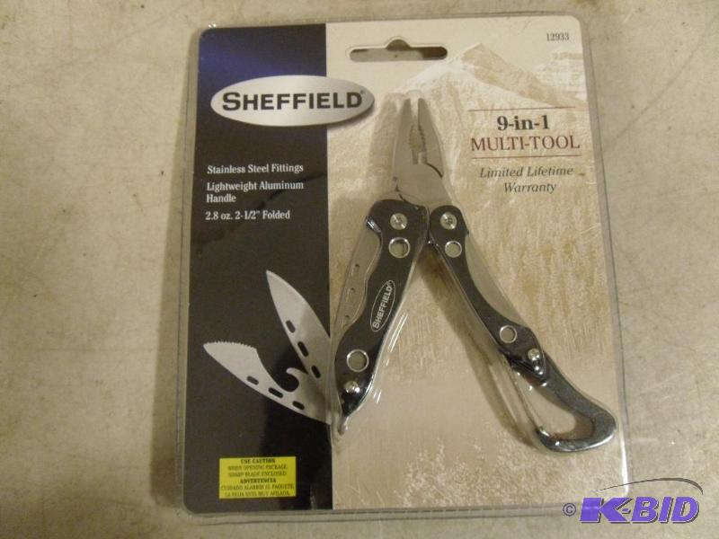 lot 110B image: New Sheffield 9-in-1 Multi-Tool....