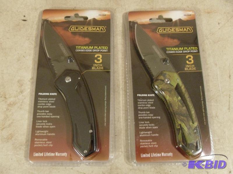 lot 110C image: 2 New Guidesman&nbspTitanium Plated Combo Ed...