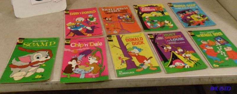 lot 118 image: Lot of 9 Old Comics. See pics for titles....