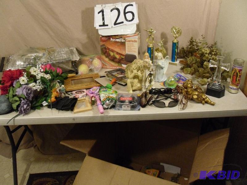 lot 126 image: Decor, Sunglasses, Floral, Countertop Grill, ...