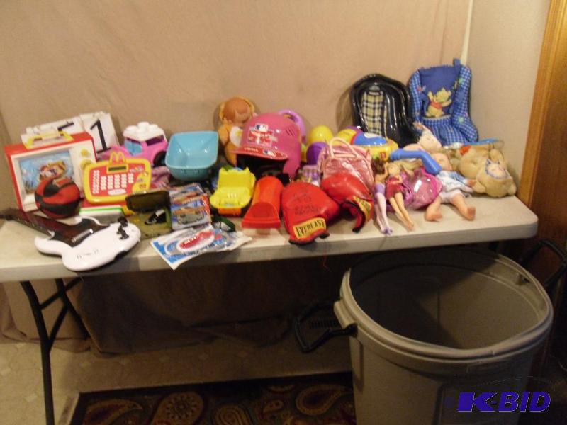 lot 151 image: Lot of Assorted Toys and More. Barbies, Swim ...