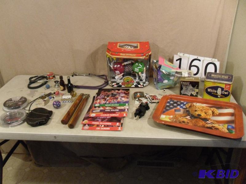 lot 160 image: Nunchucks, M and Ms Collectible, Furby, Meta...