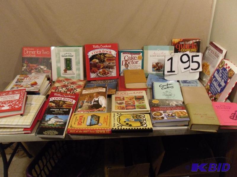 lot 195 image: Assorted cookbooks, Betty Crocker, Better Hom...