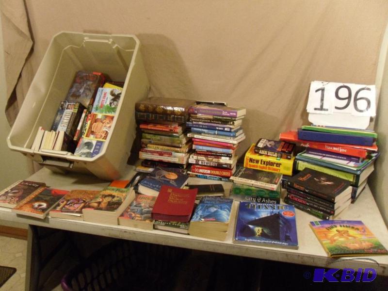 lot 196 image: Large Lot of Books. Many kids, teens, and adu...
