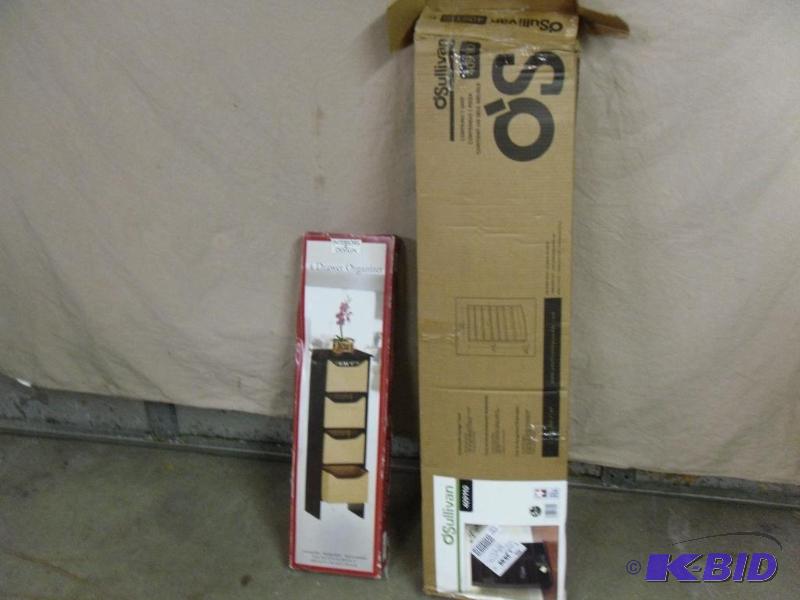 lot 234 image: 6 shelf media shelf Espresso color($40 price ...
