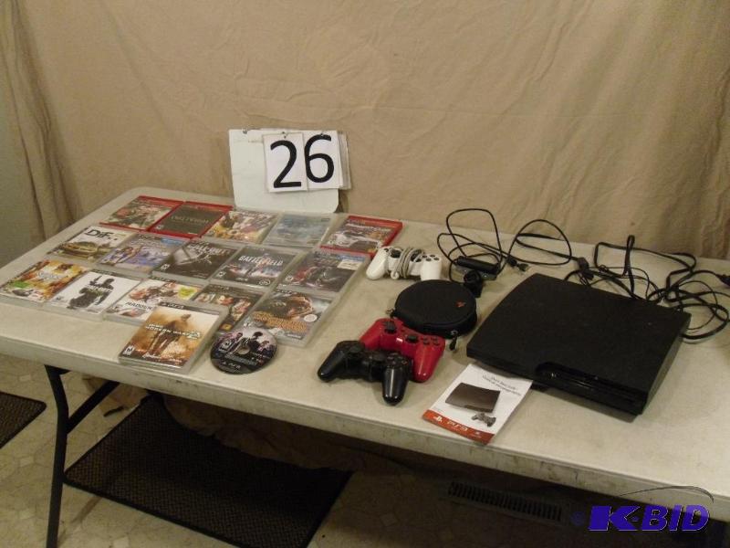 lot 26 image: Playstation 3 PS3 and Games