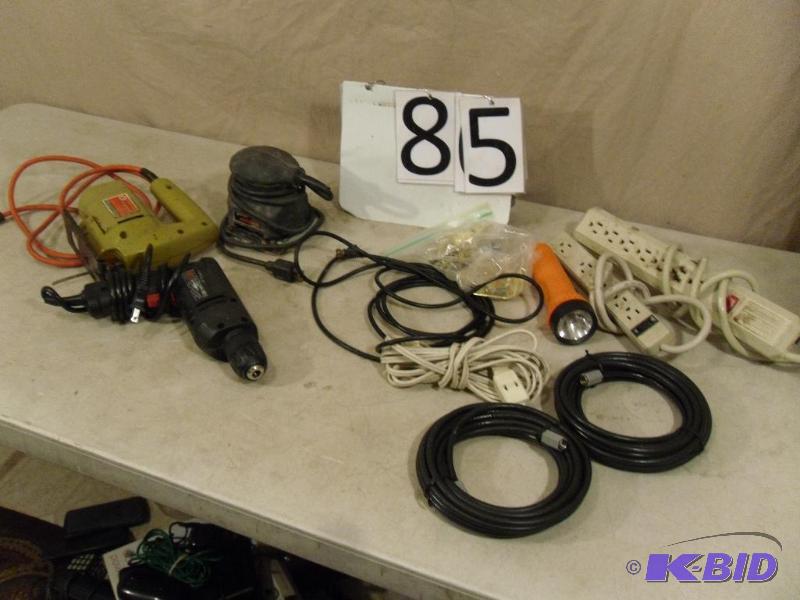 lot 85 image: Black & Decker Drill, Sander, Jigsaw (all...