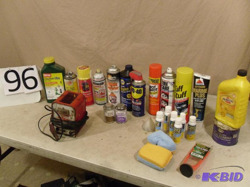 lot 96 image: Shauer&nbspbattery charger with assorted sho...