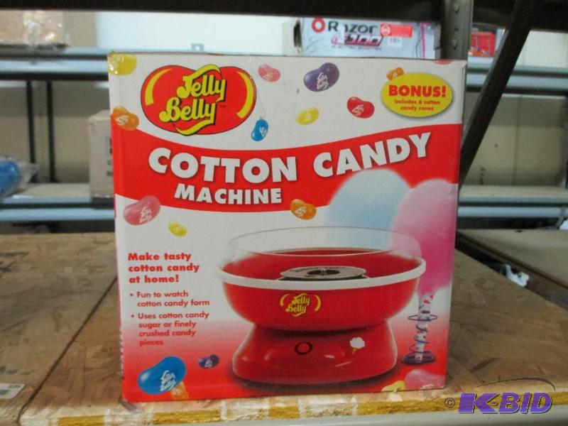 Jelly belly cotton candy machine...