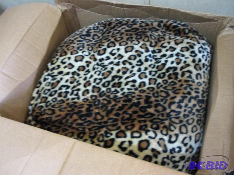 Leopard print bean bag...