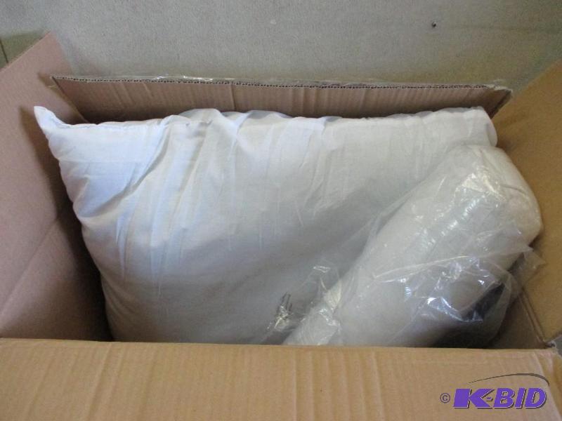 2 rolled pillows...