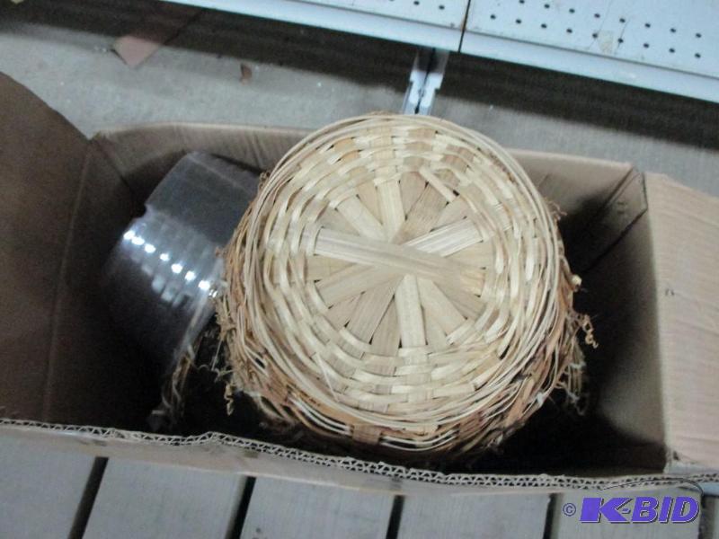 2 boxes of flower baskets...