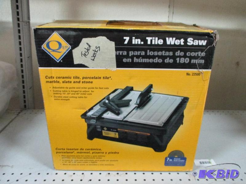 7 in tile saw...