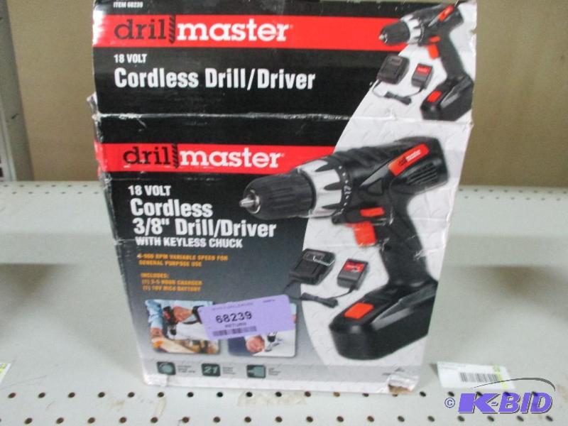 18v drillmaster drill...