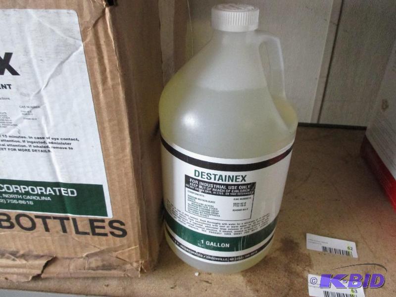 3 gallons of Destainex...