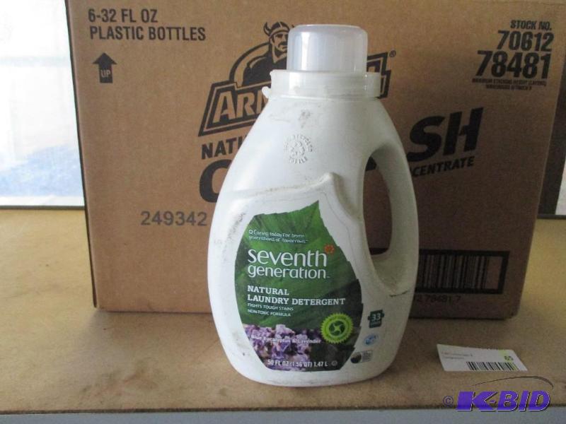 4 jugs of Seventh Generation laundry detergen...