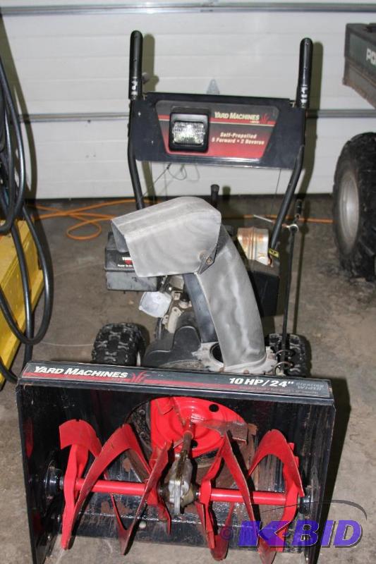 Yard Machine Snow Blower