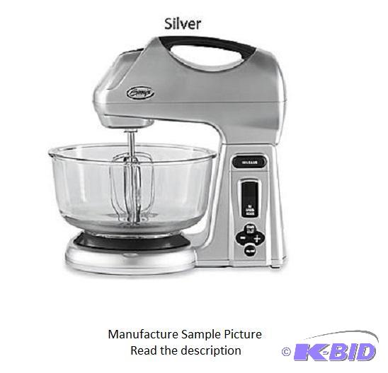 lot 113 image: Ginnys Brand Stand Mixer - Silver - Comes wit...