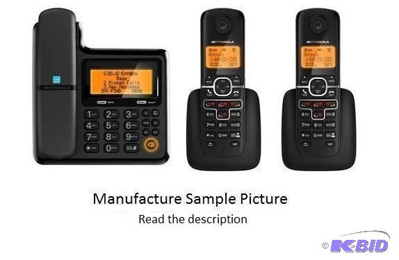 lot 130 image: Motorola Digital CordedCordless Combo Phone ...