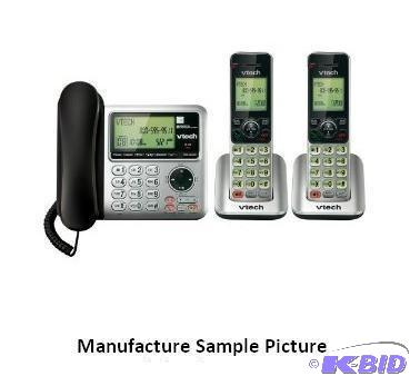 lot 131 image: Vtech CordedCordless Phone Set - Model CS664...