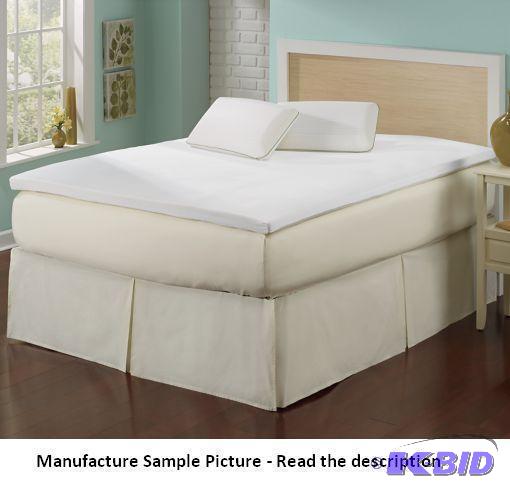 lot 14 image: 2" Memory Foam Bed Topper - 33" w x...