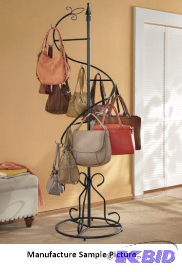 lot 155 image: Black Scrolled Purse Caddy -&nbspThis purse ...