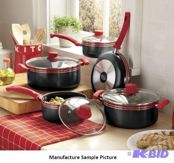 lot 189 image: Ginnys&nbspCookware Set - 9 Piece - Heavy-ga...