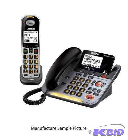 lot 19 image: Uniden Phone Set - Model D3098S - DECT 6.0 - ...